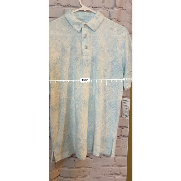 Jack Nicklaus Eco Choice Golf Polo Shirt Moisture Wicking Light Blue Men’s S - Picture 5 of 7